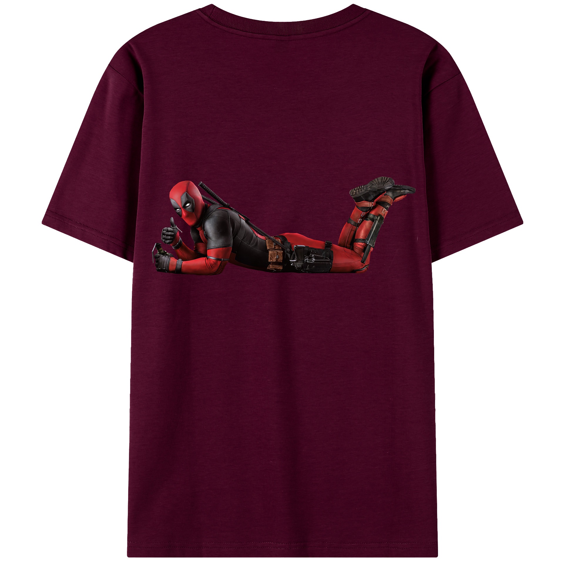 （画像用） Deadpool デッドプール レディース半袖Tシャツ(バックプリント)